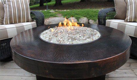 fire table patio set