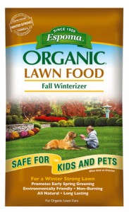 organic lawn food fall winterizer