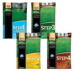 Scotts 4 Step Lawn Care Group for Seeding