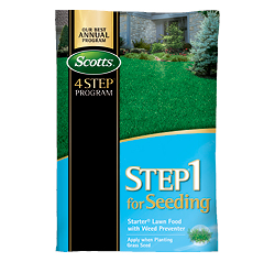 Scotts Step 1 for seeding