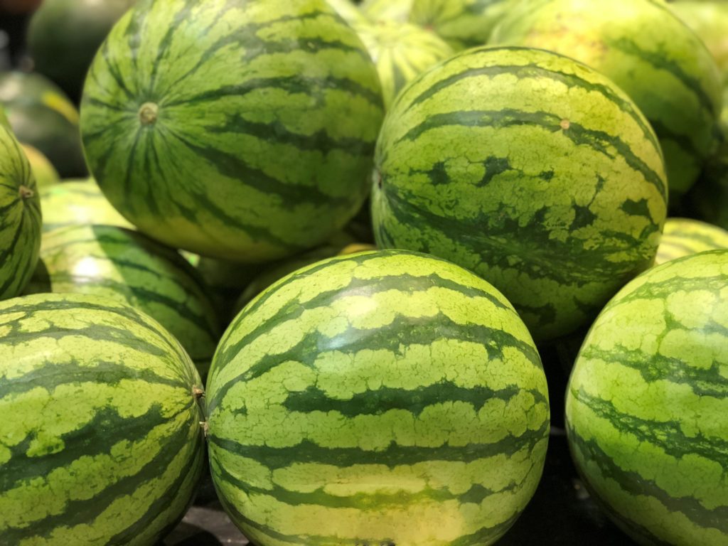 display of watermelons at your local stauffers of kissel hill