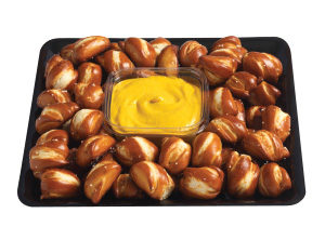 pretzel bite tray prepared by stauffers fresh foods