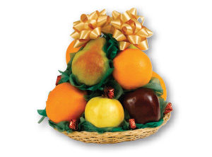 locally sourced fruit basket from stauffers fresh foods