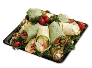 prepared sandwich wrap tray locally made by stauffers fresh foods