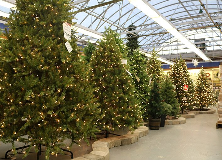 Artificial Christmas Trees for sale at Stauffers of Kissel Hill