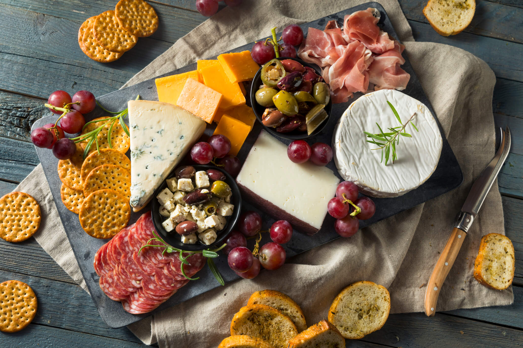 Get creative when you arrange your cheese board.