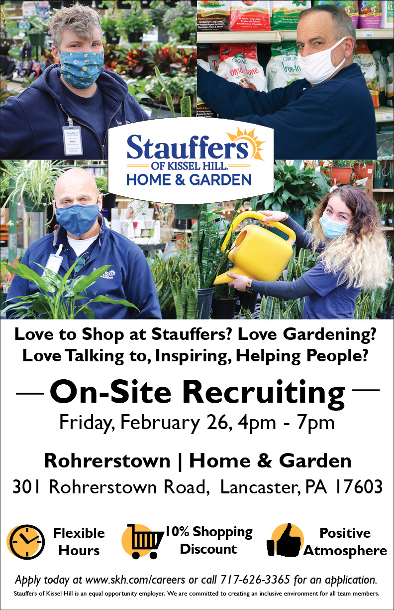 rohrerstown home and garden recruitment info