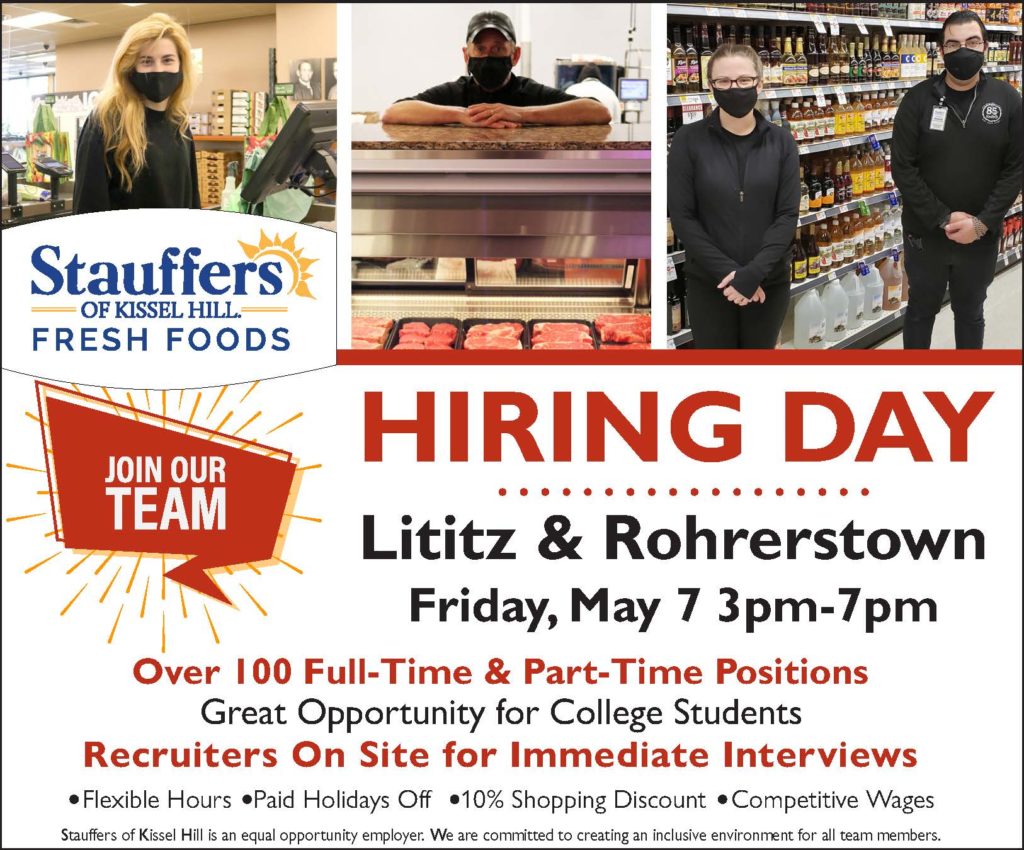 info for may 7 hiring day