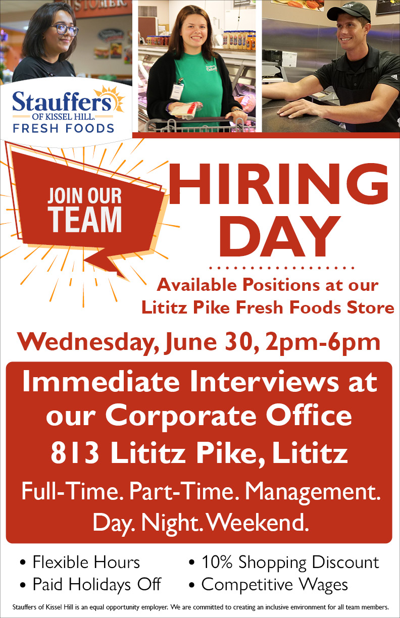 lititz hiring day info