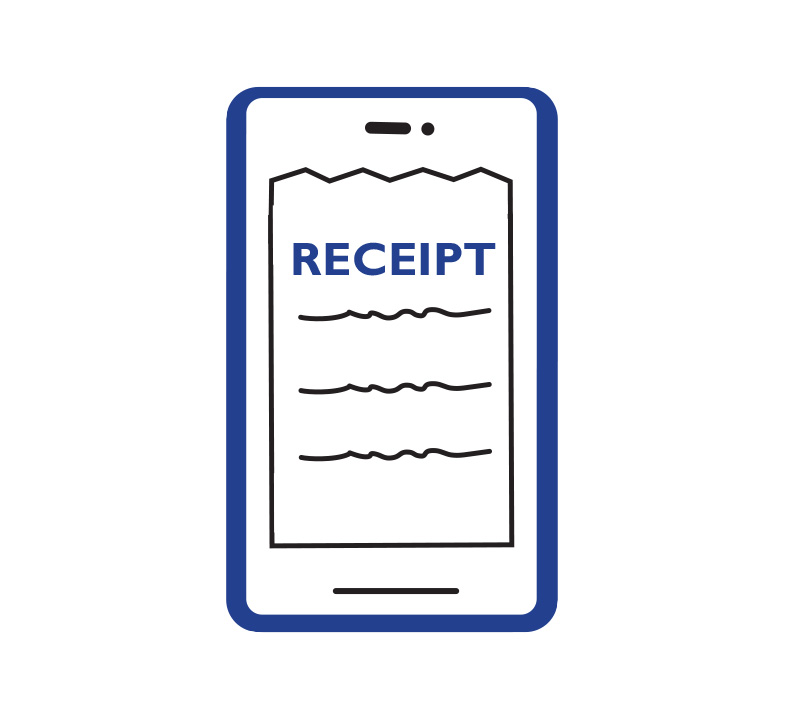 digital receipts icon