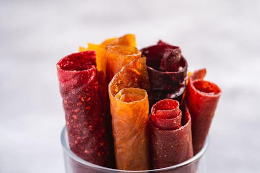 Assortment of fruit leather