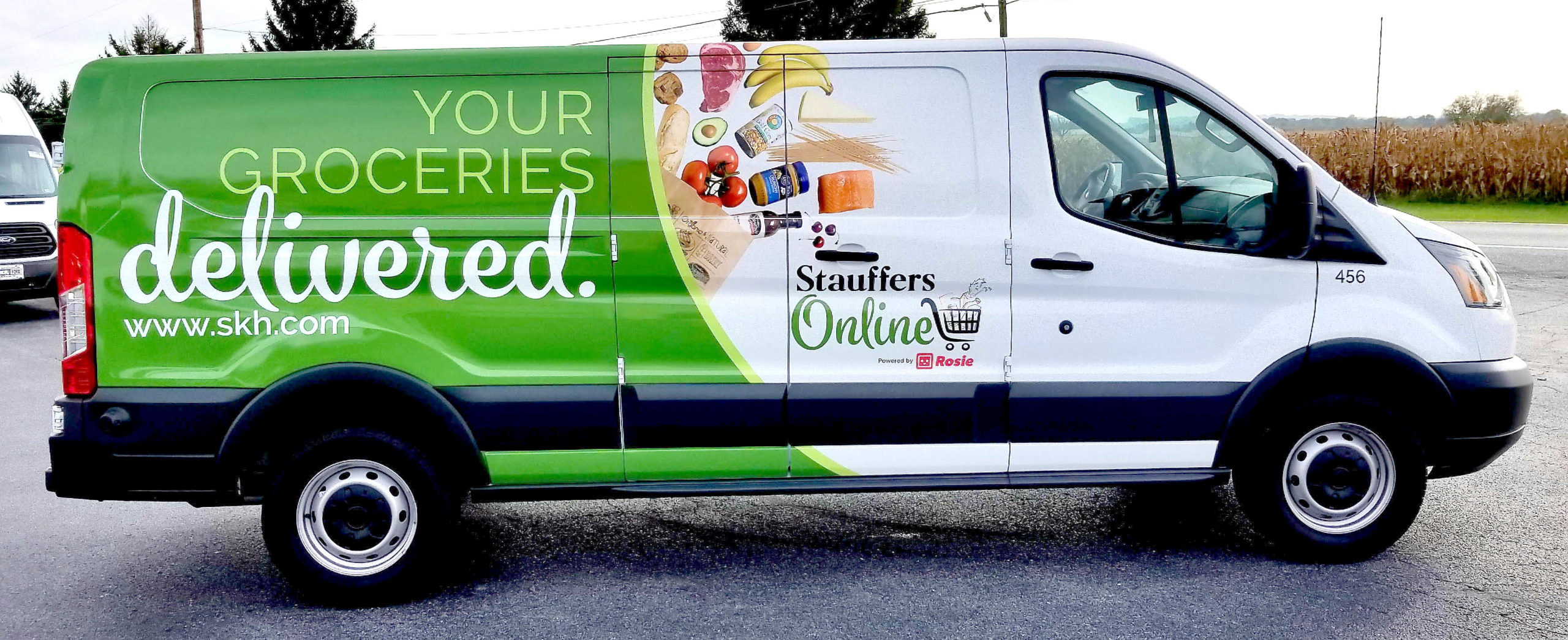 rosie online grocery delivery van