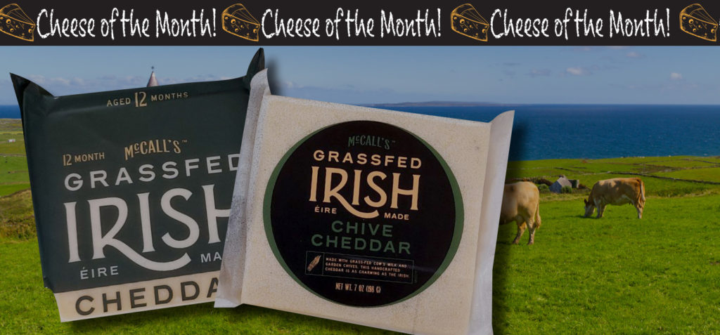 March Cheese of the Month, McCall's Irish Cheddar