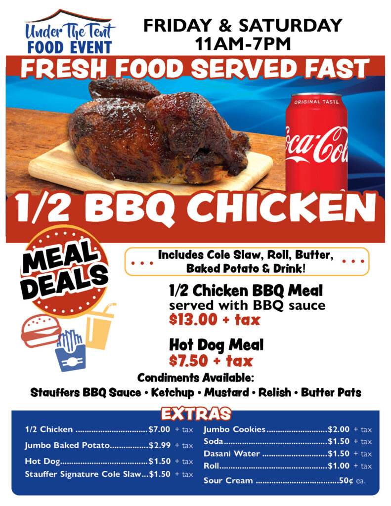 8.5x11 UTT Menus 2026 Chicken BBQ Meal