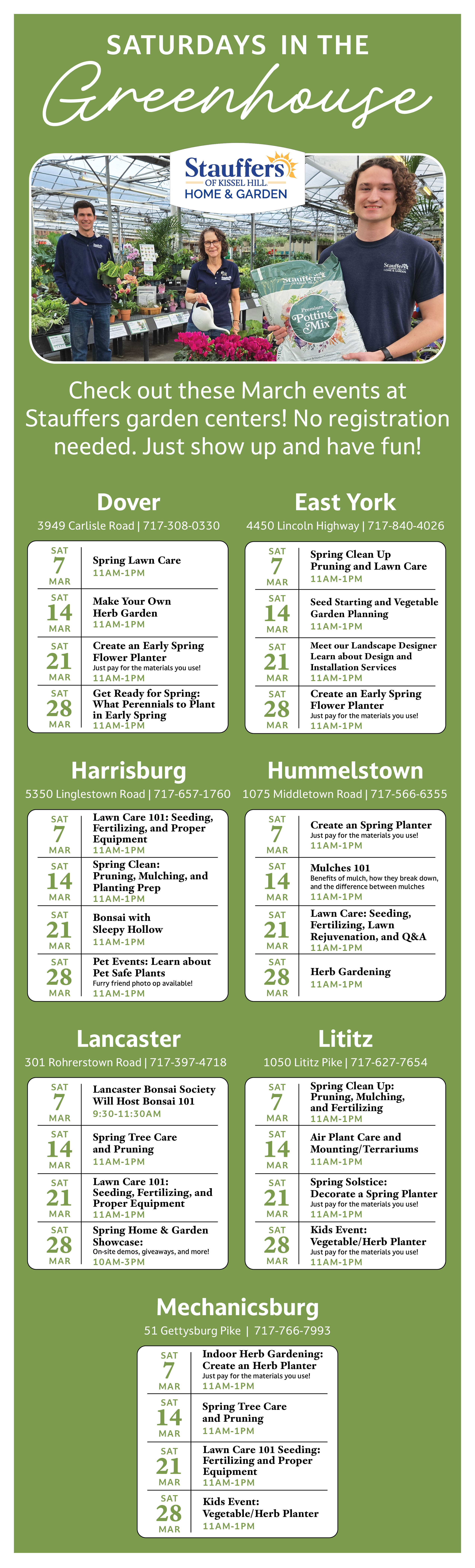 Saturdays in the GH Web Doc March