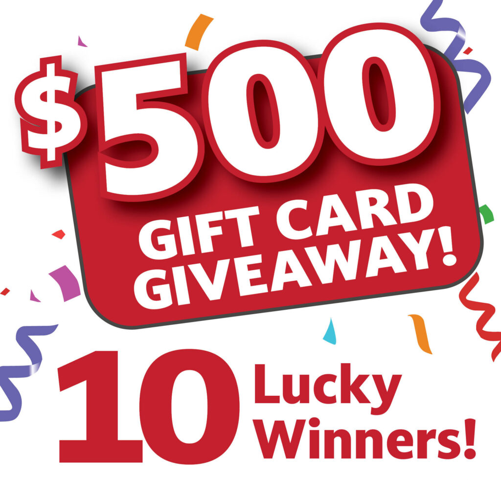 1up 500 dollar Giveaway Stauffers plus page